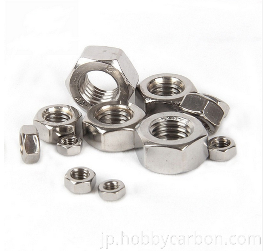 M3 stainless steel hex nut